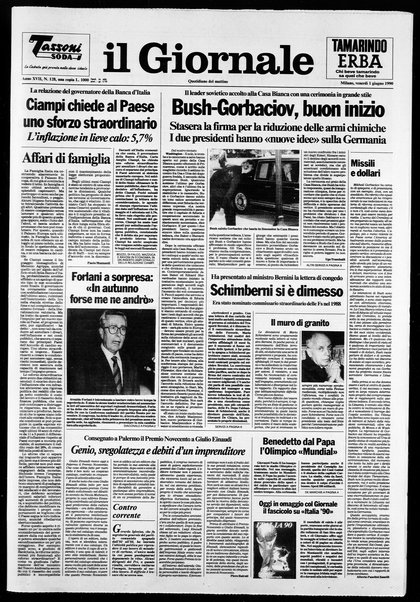 Il giornale : quotidiano del mattino